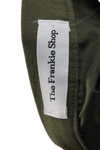 The Frankie Shop Women Cargo Mini Skort Green 100% Cotton Short Size XS