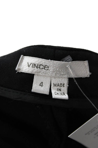 Vince Women Ankle Dress Pants Black Button Size 4