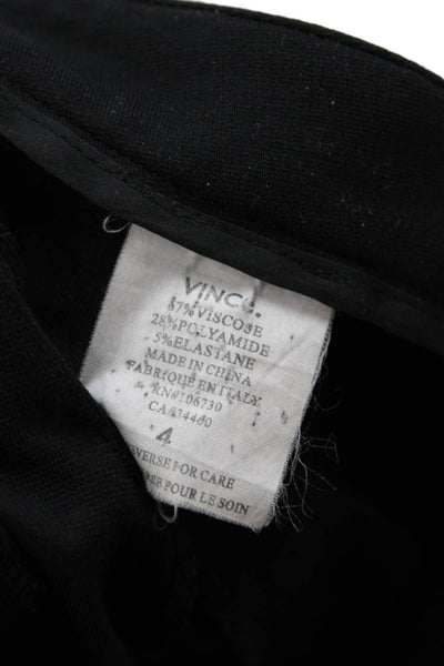 Vince Women Ankle Dress Pants Black Button Size 4
