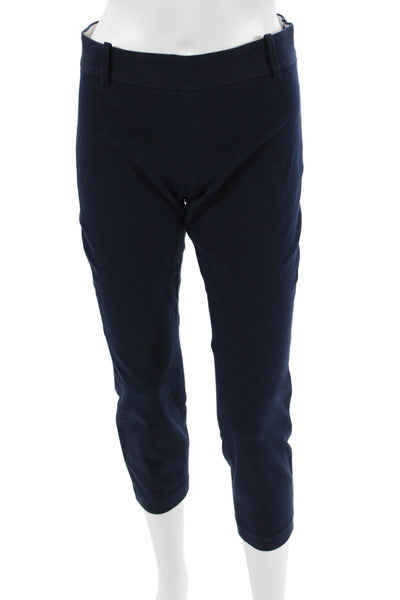 J Crew Women Dark Blue Cropped Ankle Dress Pants Size 4
