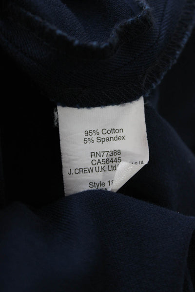J Crew Women Dark Blue Cropped Ankle Dress Pants Size 4