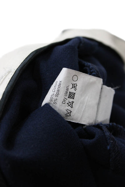 J Crew Women Dark Blue Cropped Ankle Dress Pants Size 4