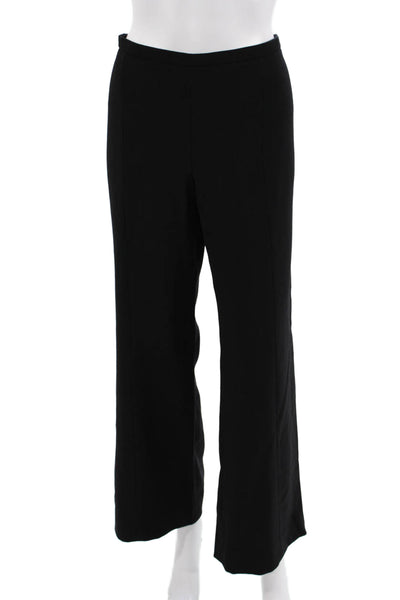 Armani Collezioni Women Dress Pants Black Hook & Eye 95% Cotton Size S