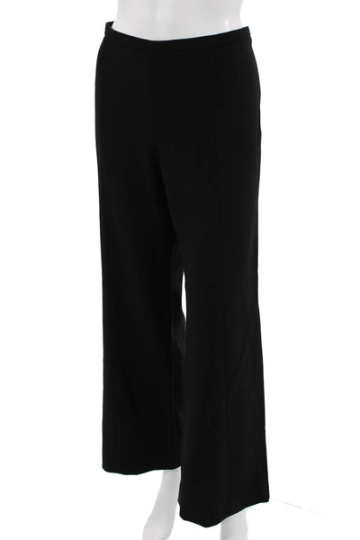 Armani Collezioni Women Dress Pants Black Hook & Eye 95% Cotton Size S