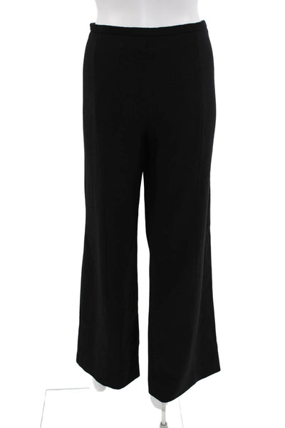 Armani Collezioni Women Dress Pants Black Hook & Eye 95% Cotton Size S