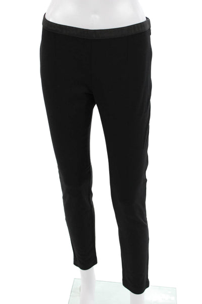 Elie Tahari Womens Ankle Dress Pants Black Zip Size 4