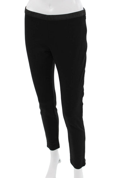 Elie Tahari Womens Ankle Dress Pants Black Zip Size 4