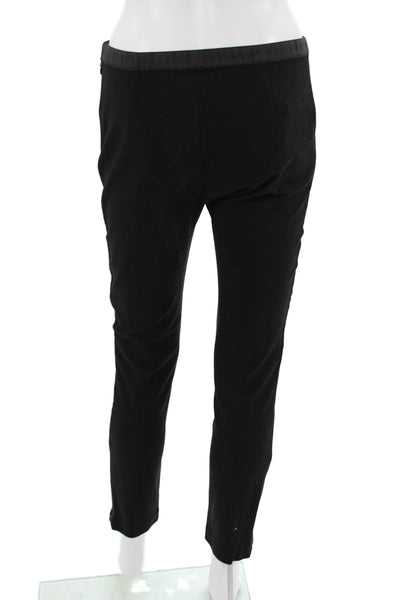 Elie Tahari Womens Ankle Dress Pants Black Zip Size 4