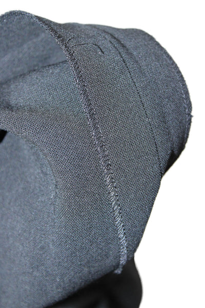 Fendi Women Black Sleeveless Shift Dress Round Neck Polyester Blend Size XS