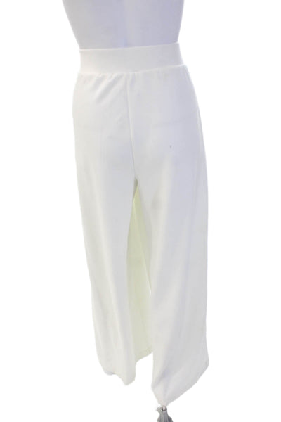 Cable & Gauge Women White Dress Pants 28 Inseam Size M