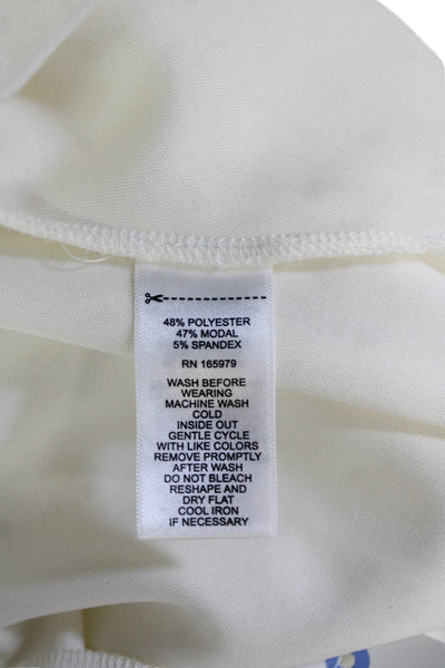 Cable & Gauge Women White Dress Pants 28 Inseam Size M