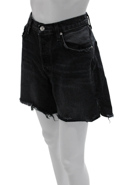 Edwin Mens Bermuda Shorts Black 100% Cotton Button Closure 90s Size 32