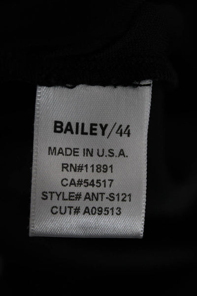 Bailey 44 Womens Straight Pencil Skirt Black Polyurethane Midi Size L