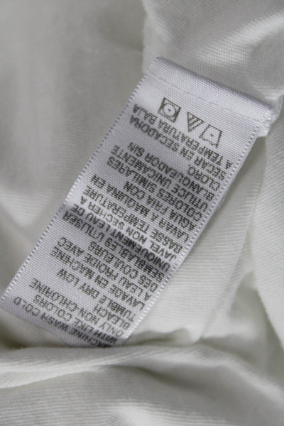 Standard James Perse Womens White Jersey Crew Short Sleeve Tee Size 0 Tall