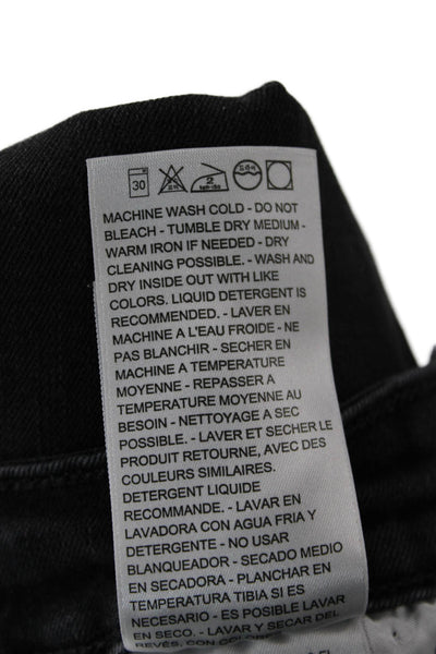 Levis Womens Skinny Black Jeans Size 26