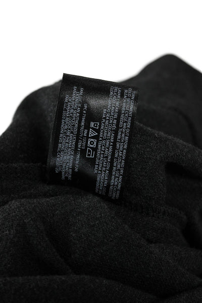 Banana Republic Mens Pullover Mock Neck Dark Gray Zip Sweater Size L