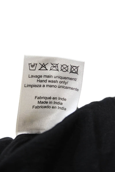 Sandro Womens Mini Dress Black Sleeveless Hook & Eye Polyester Size 1