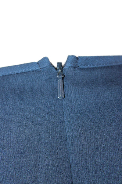 The Fifth Label Women Dark Blue A-Line Fit and Flare Dress Long Sleeve Size XS