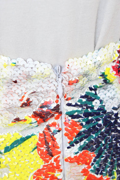 Zara Womens Multi-Color Floral Trumpet Midi Skirt 100% Polyester Size S