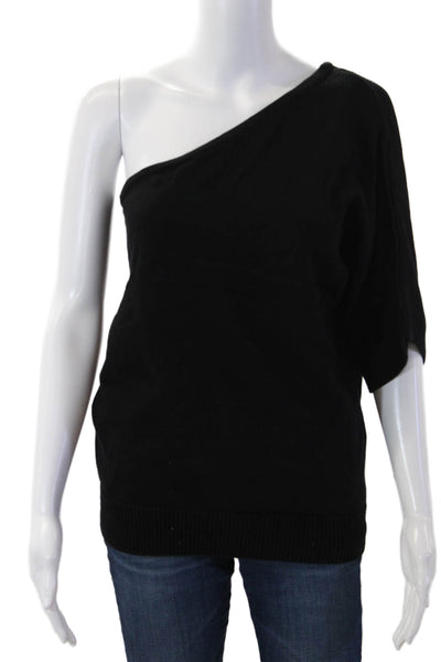 Michael Michael Kors Womens Black Silk Sweater Solid Designer Size M