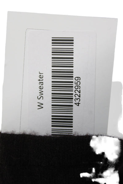 Autumn Cashmere Women Pullover Cashmere V-Neck Dark Gray Sweater Size S