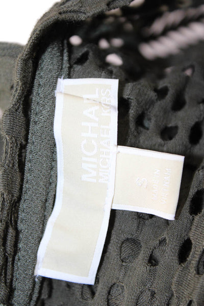 Michael Michael Kors Womens Fit & Flare Green Knee Length Modal Dress Size S