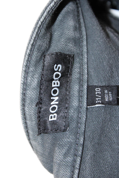 Bonobos Mens Skinny Tapered Dark Gray Jeans Size 31