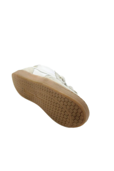 Dolce Vita Womens Color Block Lace-Up Casual Sneakers Beige Size 8