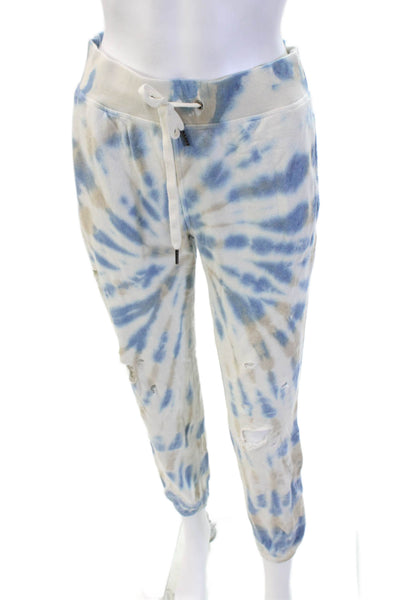 Philanthropy Womens Jogger Sweatpants Beige Drawstring Hippie Size S