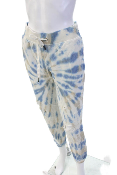 Philanthropy Womens Jogger Sweatpants Beige Drawstring Hippie Size S