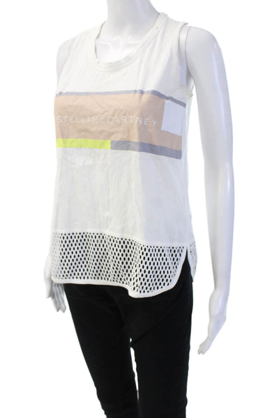 Adidas by Stella McCartney Womens Designer Basic Beige Tank Sleeveless Size XS
