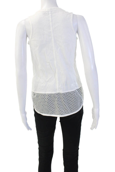 Adidas by Stella McCartney Womens Designer Basic Beige Tank Sleeveless Size XS