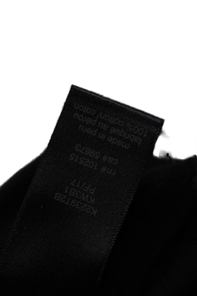 John Varvatos Star USA Mens Black Cotton Crew Neck Short Sleeve Tee Size 2XL