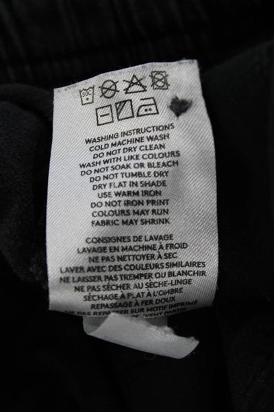 ZANEROBE Mens Jogger Pants Black Button Cotton Size 34