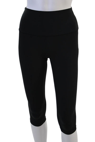 Lululemon Womens Capri Leggings Black 69% Nylon 31% Lycra Size 4