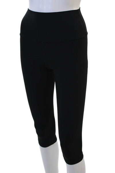 Lululemon Womens Capri Leggings Black 69% Nylon 31% Lycra Size 4