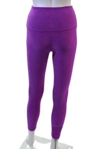Beyond Yoga Womens Purple Ankle Leggings Polyester Spandex Size XS