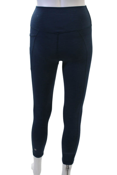 Sweaty Betty Womens Ankle Leggings Dark Blue Polyester Solid Fall Size XS