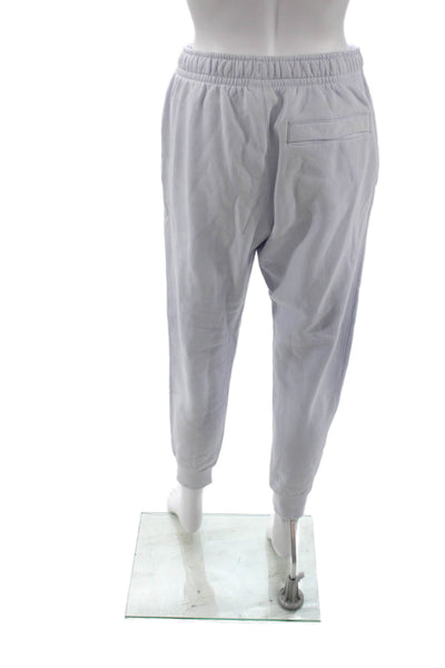 Nike Unisex Jogger Sweatpants Light Blue Drawstring Sports Cotton Blend Size S