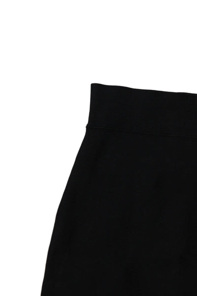 BCBGMAXAZRIA Women Bandage Pencil Skirt Black Size 2XS