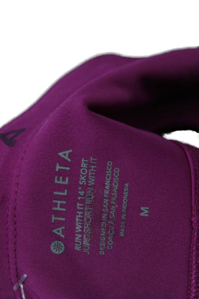 Athleta Womens Purple Short Skort Size M