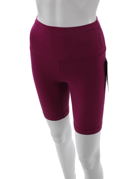 Lululemon Unisex Biker Shorts Purple Size 2