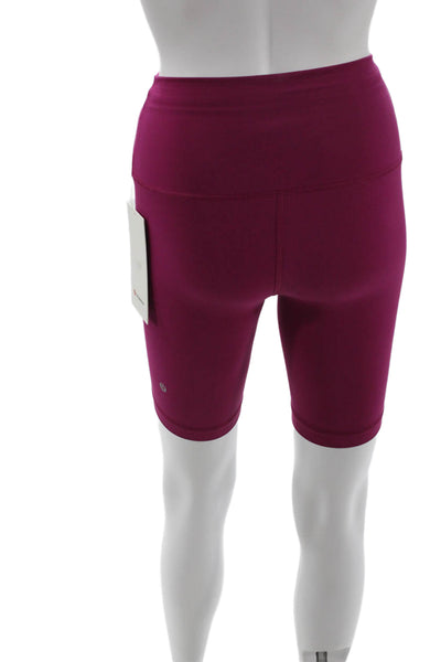 Lululemon Unisex Biker Shorts Purple Size 2