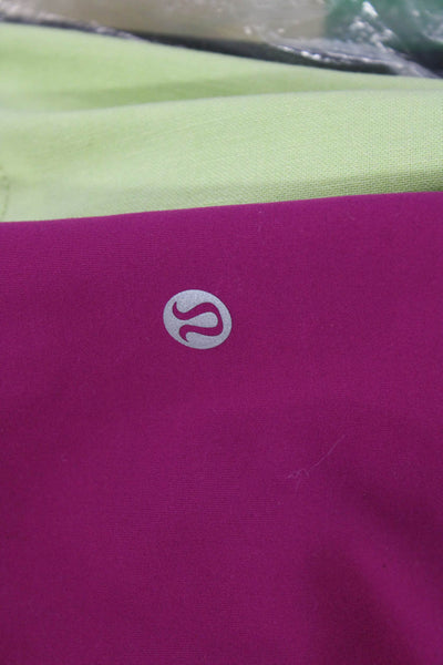 Lululemon Unisex Biker Shorts Purple Size 2
