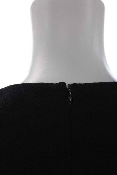 Lovers + Friends Womens Fit & Flare Mini Dress Black V-Neck Sleeveless Size M