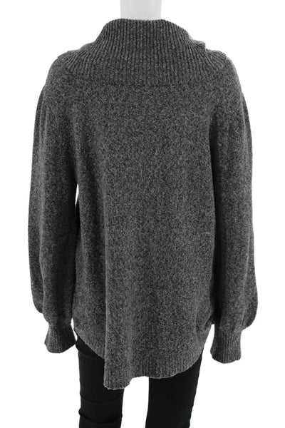 Tahari Womens Dark Gray Turtleneck Pullover Sweater Long Sleeve Size XL