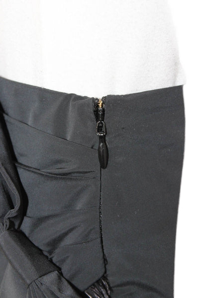 Majorelle Womens Mini Wrap Skirt Black Polyester Size XS