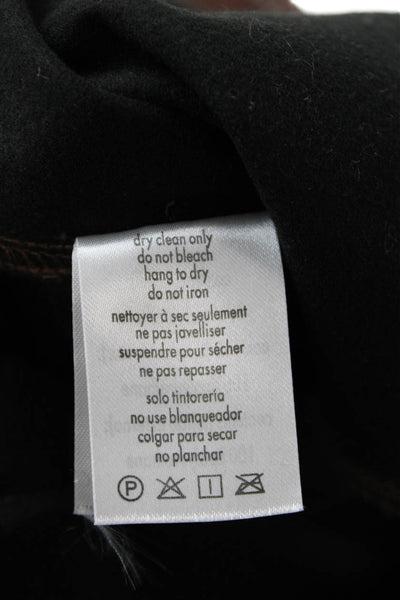 Danielle Bernstein Women Pants Brown Button 31in Inseam Size 25