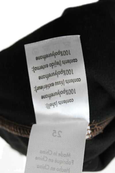 Danielle Bernstein Women Pants Brown Button 31in Inseam Size 25