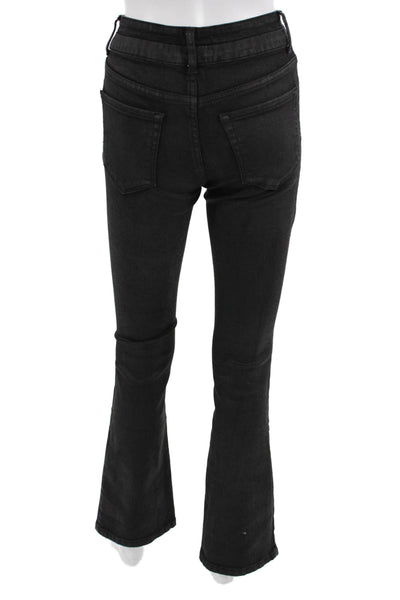 Vervet Womens Bootcut Flared Black Jeans Mid Rise Inseam 29 Juniors Size 24